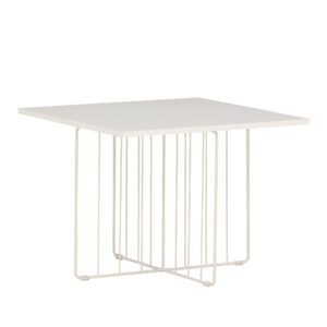 Dayton – Table basse – Blanc – 60 x 60 cm