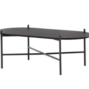 Pueblo – Table basse – Noir – 120 x 60 cm