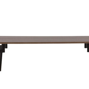 Bethan – Table basse – Noyer, Noir – 120 x 70 cm