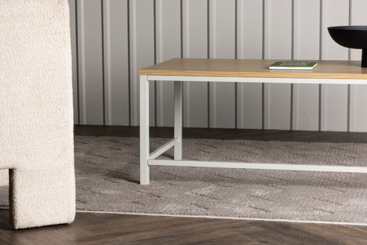 Rise – Table basse – Grège, Marron clair – 120 x 60 cm