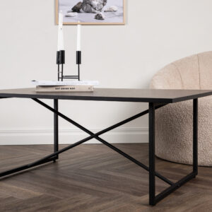 Pryor – Table basse – Noir – 110 x 70 cm