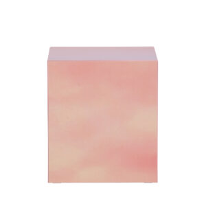 York – Table basse – Rose – 40 x 40 cm