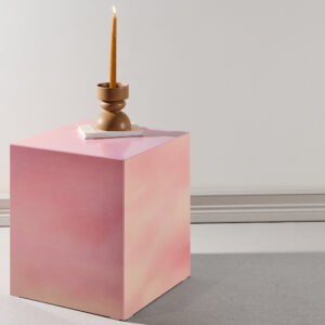 York – Table basse – Rose – 40 x 40 cm