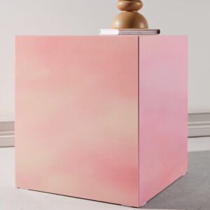 York – Table basse – Rose – 40 x 40 cm