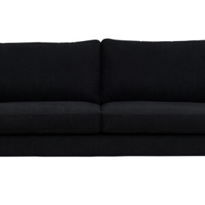 Bolero – Canapé 3 places – Noir – 88 x 84 x 215 cm