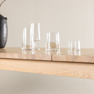 Slider – Table à manger rectangulaire – Blanchi – 170 x 95 cm