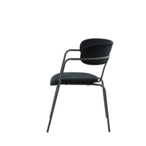 Arrow – Chaise de salle à manger – Noir – 61 x 79 x 58 cm