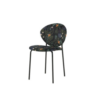 Vault – Chaise de salle à manger – Doré, Noir – 62 x 80 x 46 cm