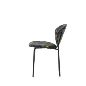 Vault – Chaise de salle à manger – Doré, Noir – 62 x 80 x 46 cm