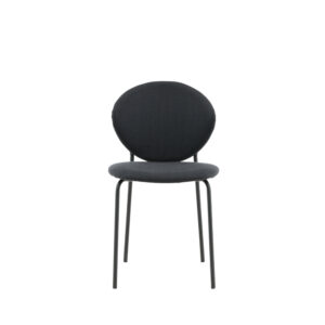 Vault – Chaise de salle à manger – Noir – 62 x 80 x 46 cm