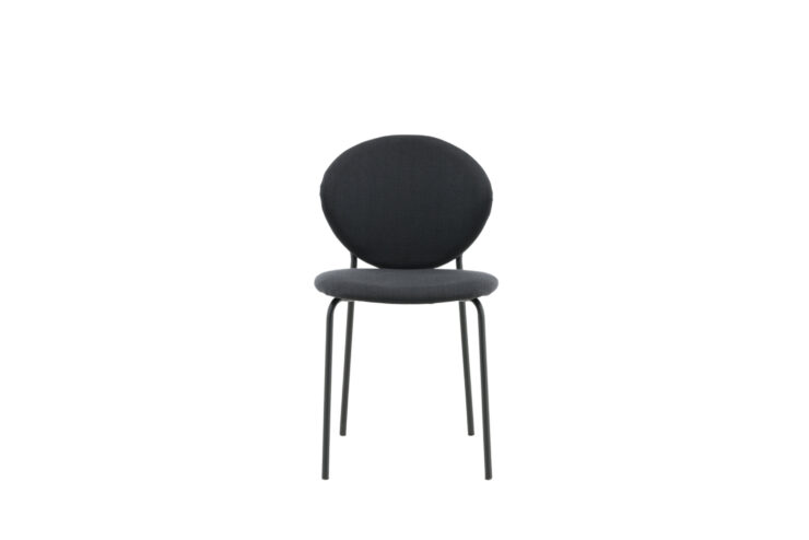 Vault – Chaise de salle à manger – Noir – 62 x 80 x 46 cm