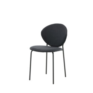 Vault – Chaise de salle à manger – Noir – 62 x 80 x 46 cm