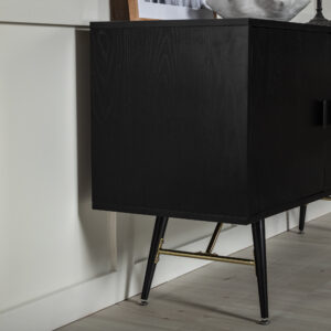 Gold – Commode – Noir, Doré – 46 x 80 x 160 cm
