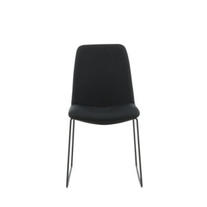 Muce – Chaise de salle à manger – Noir – 63 x 84 x 43 cm