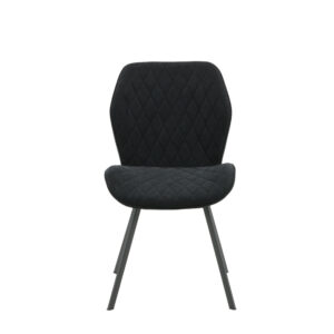 Gemma – Chaise de salle à manger – Noir – 63 x 90 x 50 cm
