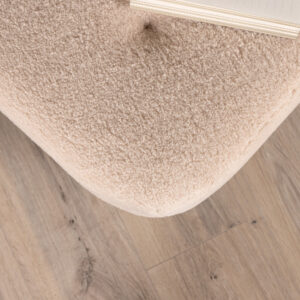 Salina – Pouf – Blanc, Naturel – 56 x 56 x 41 cm