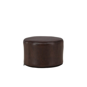 Eastport – Pouf – Marron – ⌀41 cm