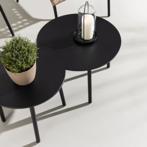 Paola – Salon canapé – Noir