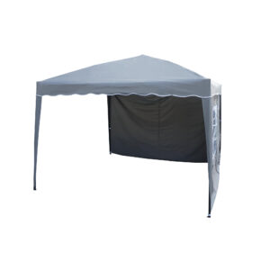 Easy Up – Gazebo – Noir, Gris – 295 x 250 x 295 cm