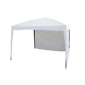 Easy Up – Gazebo – Blanc – 295 x 250 x 295 cm