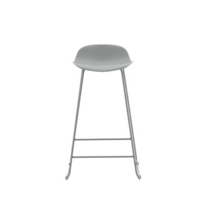 Wave – Chaise de bar – Gris – 42 x 87 x 50 cm