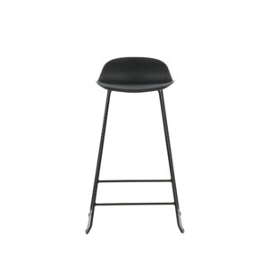 Wave – Chaise de bar – Noir – 42 x 87 x 50 cm