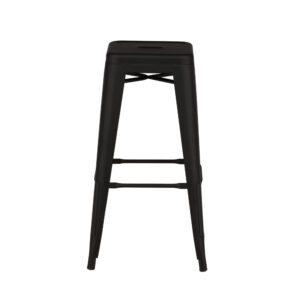 Tempe – Chaise de bar – Noir – 43 x 76 x 43 cm