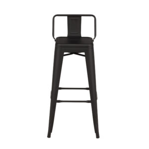 Tempe – Chaise de bar – Noir – 40 x 94 x 36 cm