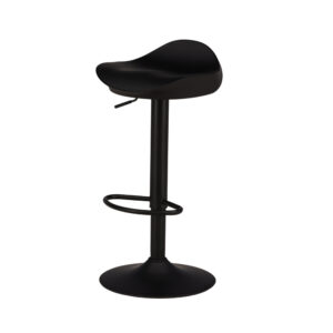 Adesto – Chaise de bar – Noir – 38 x 69 x 40 cm