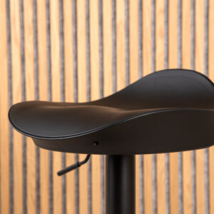 Adesto – Chaise de bar – Noir – 38 x 69 x 40 cm