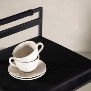 Opelika – Chaise de bar – Noir – 41 x 80 x 45 cm