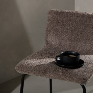 Bisbee – Chaise de bar – Noir, Gris foncé – 50 x 85 x 41 cm