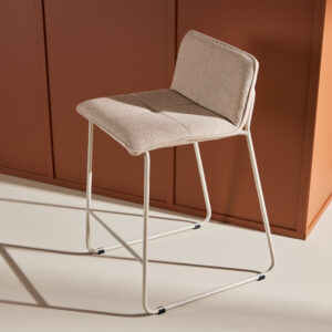 Bisbee – Chaise de bar – Beige – 50 x 85 x 44,7 cm
