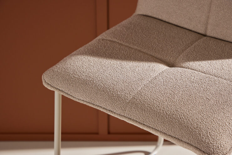 Bisbee – Chaise de bar – Beige – 50 x 85 x 44,7 cm