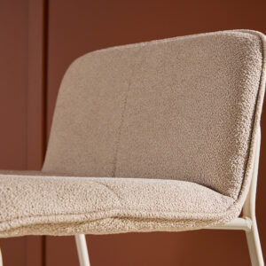 Bisbee – Chaise de bar – Beige – 50 x 85 x 44,7 cm