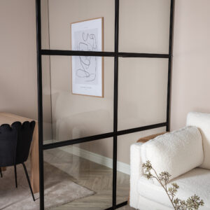 Leif – Industrial Wall – Noir – 2 x 210 x 150 cm