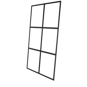 Leif – Industrial Wall – Noir – 2 x 210 x 120 cm