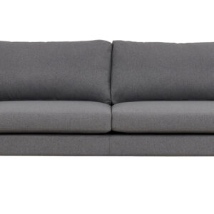 Bolero – Canapé 3 places – Noir, Gris – 88 x 84 x 215 cm