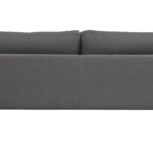 Bolero – Canapé 3 places – Noir, Gris – 88 x 84 x 215 cm