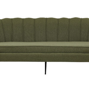 Calais – Canapé 3 places – Noir, Vert – 78 x 79 x 180 cm