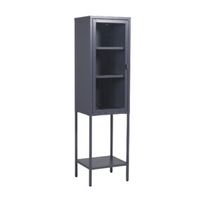 Misha – Meuble de rangement – Gris – 35 x 150 x 41 cm