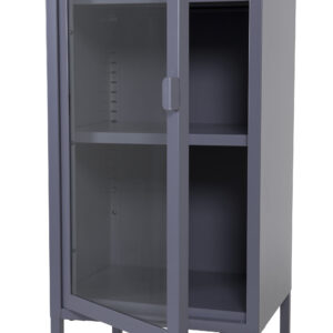Misha – Meuble de rangement – Gris – 35 x 150 x 41 cm