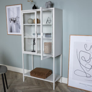 Misha – Meuble de rangement – Blanc – 35 x 150 x 75 cm