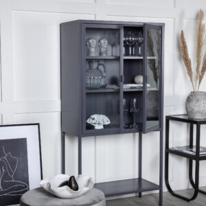 Misha – Meuble de rangement – Gris – 35 x 150 x 75 cm