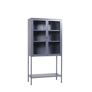 Misha – Meuble de rangement – Gris – 35 x 150 x 75 cm