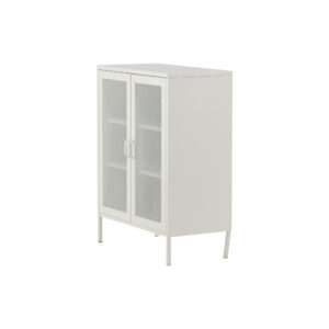 Misha – Meuble de rangement – Blanc – 40 x 102 x 80 cm