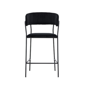 Lui – Chaise de bar – Noir – 49 x 97 x 53 cm