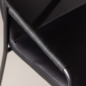 Tvist – Chaise de bar – Noir – 56 x 107 x 55 cm