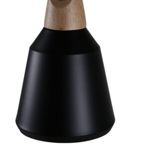 Nao – Suspension – Noir, Naturel – ⌀16 cm