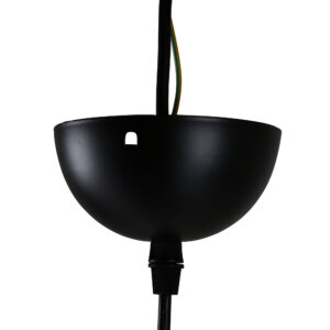 Nao – Suspension – Noir, Naturel – ⌀16 cm